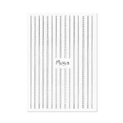 Moyra Nail Art Strips - Chain, Silver No. 02, Moyra